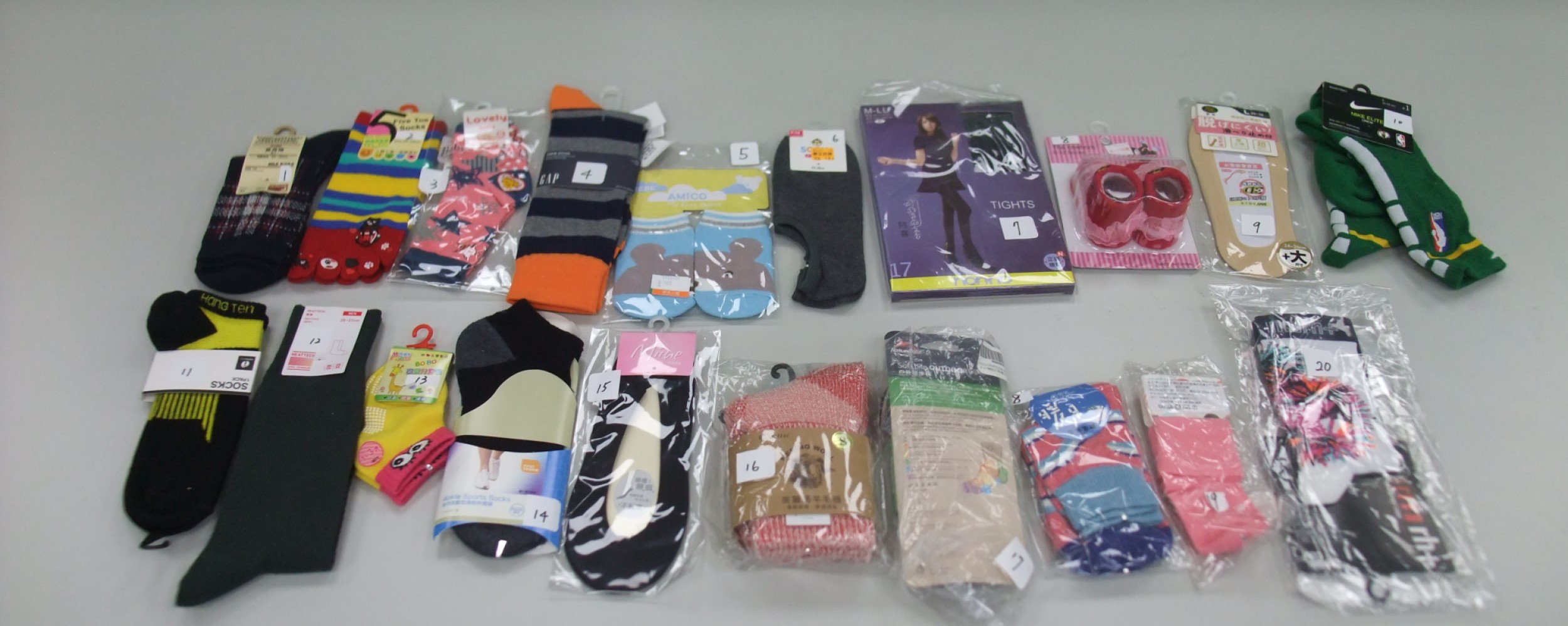 行政院消費者保護處與經濟部共同公布市售「織襪」檢測結果