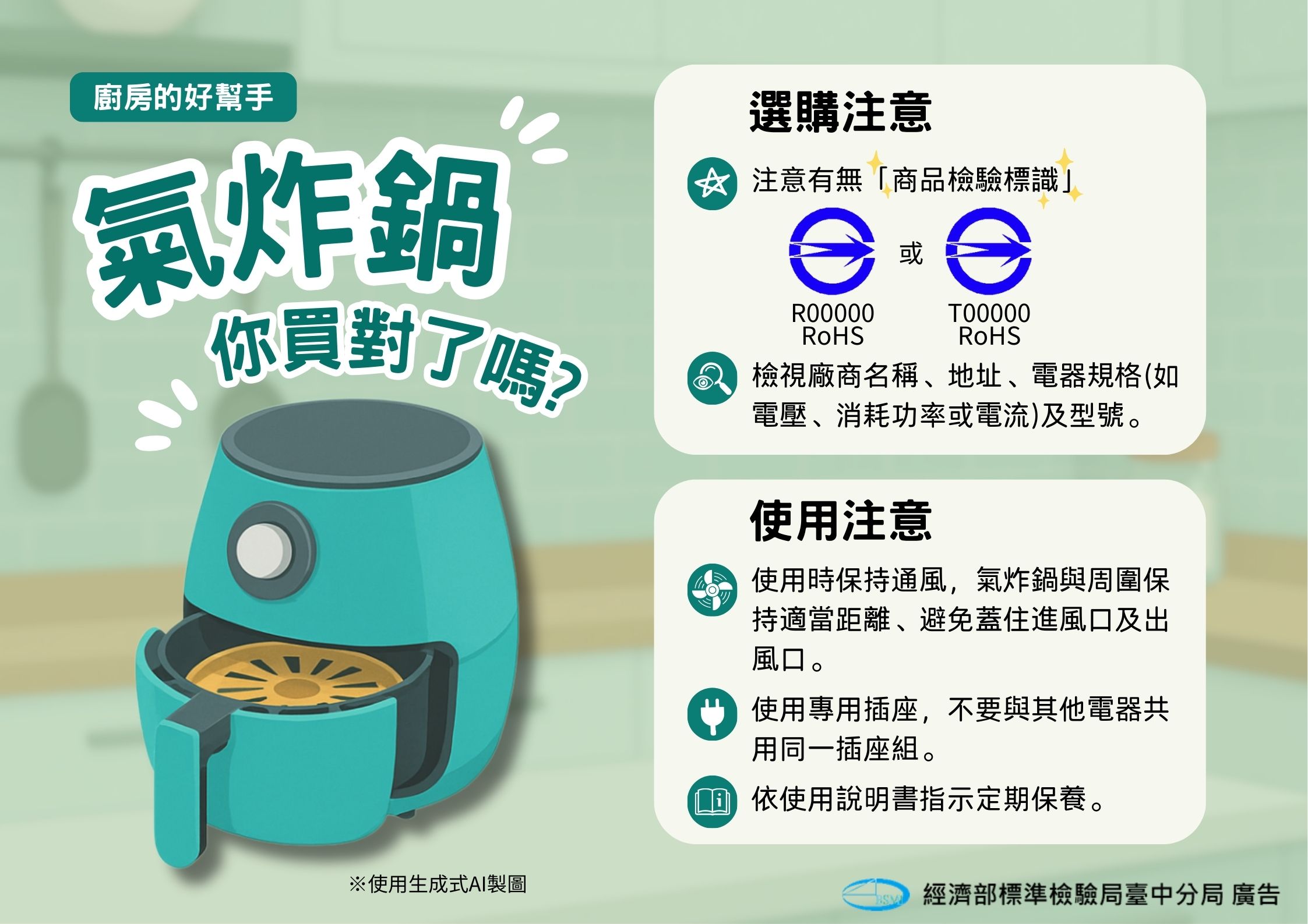 廚房的好幫手，氣炸鍋你買對了嗎?