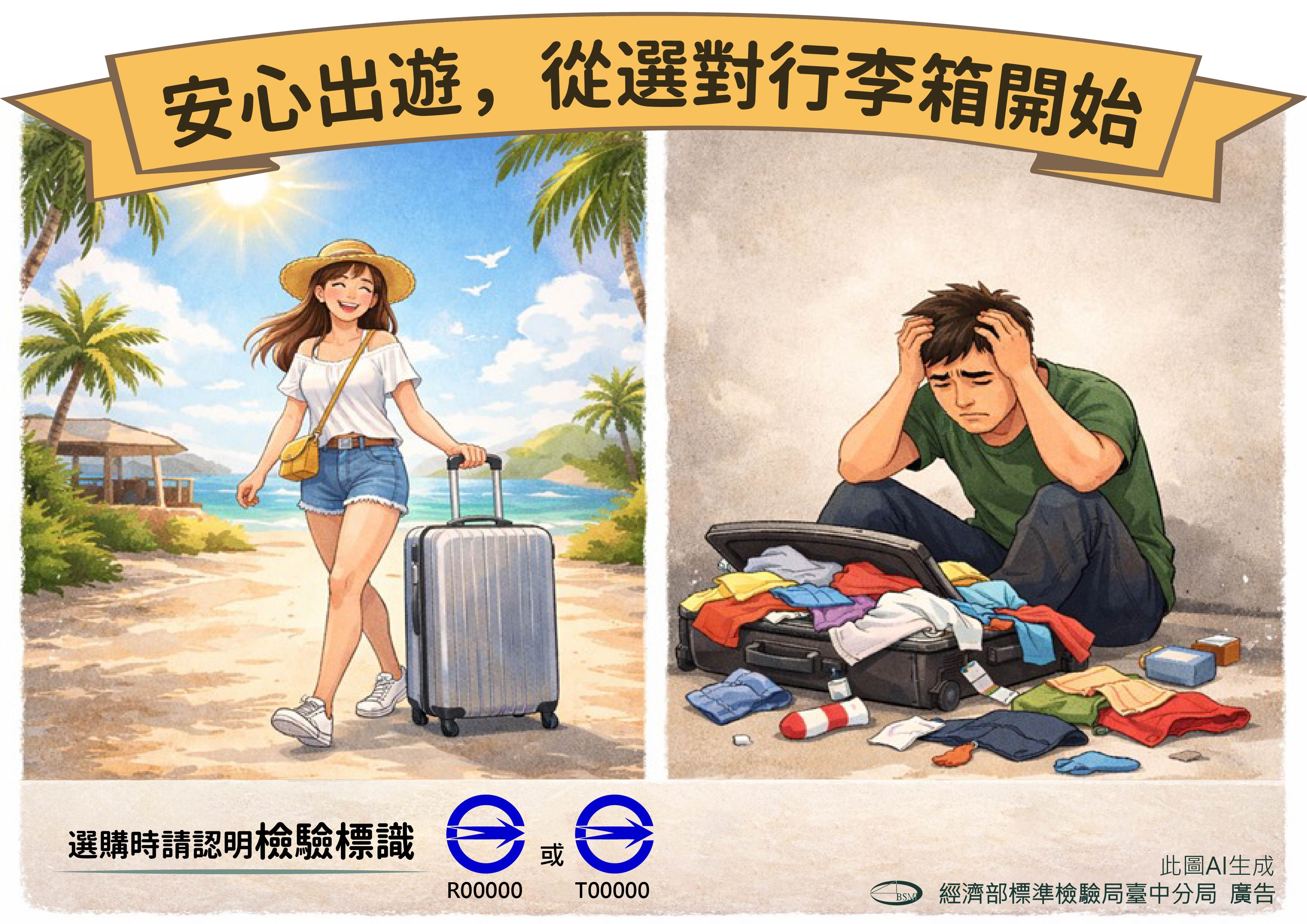 安心出遊，從選對旅行箱開始